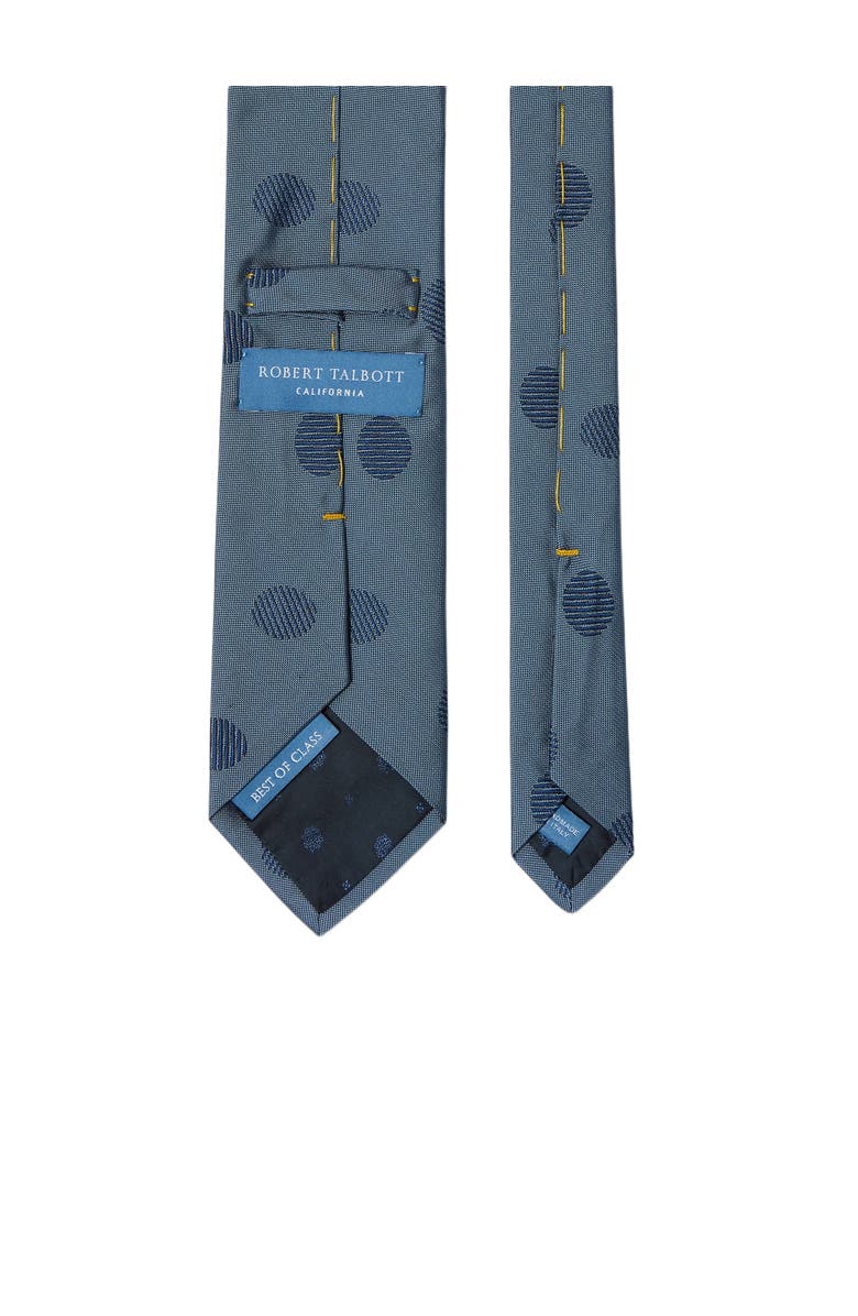 Robert Talbott Robert Oval Geo Jacquard Best of Class Necktie, Alternate, color, Legacy Blue