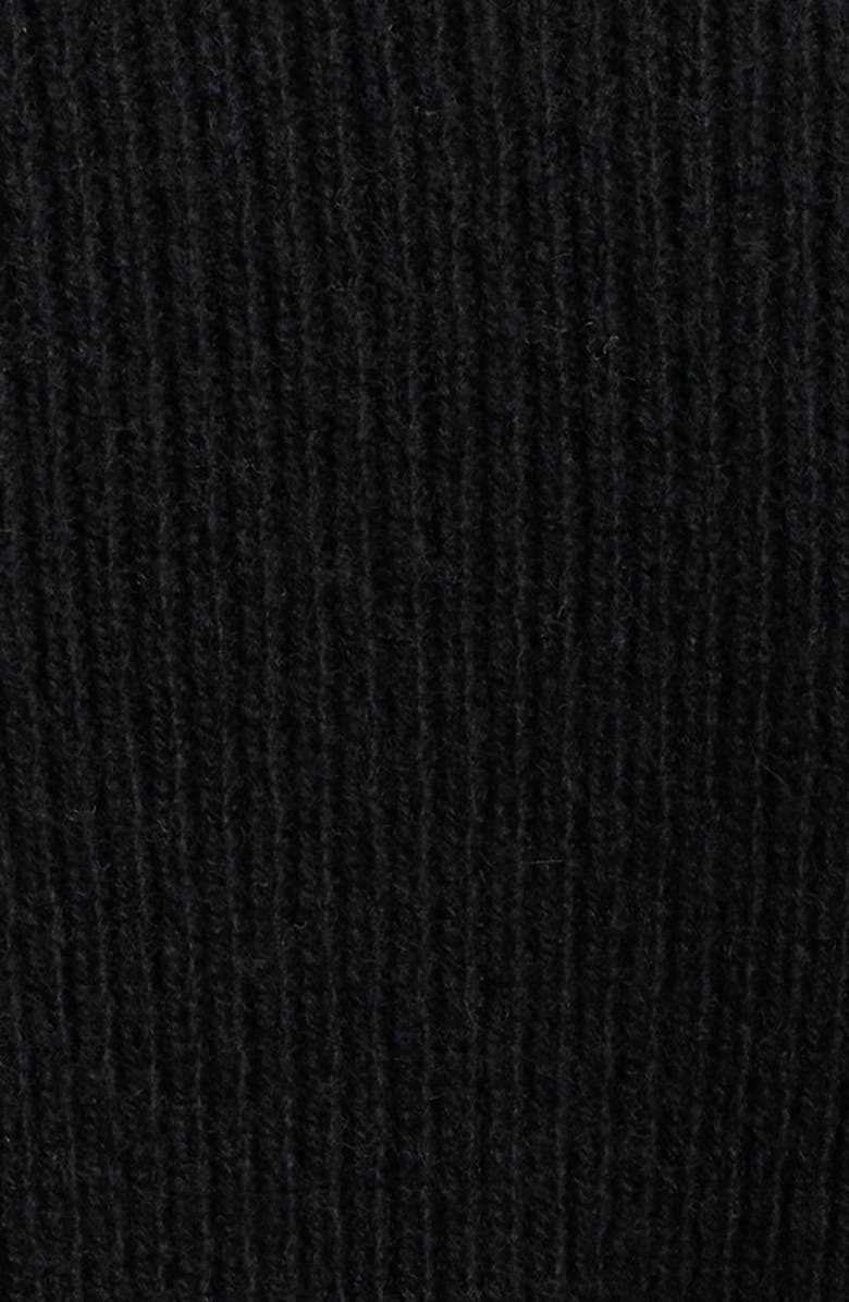 HOUSE OF CB Madison Wool Drape Cardigan, Alternate, color, Black