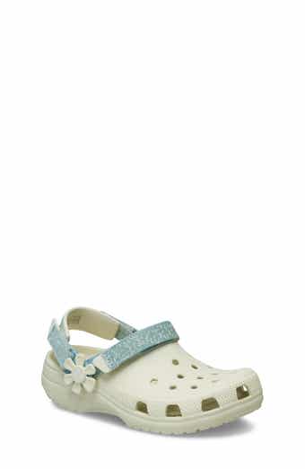 CROCS Kids' Denim & Flower Classic Clog