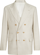 Brunello Cucinelli Prince of Wales deconstructed blazer