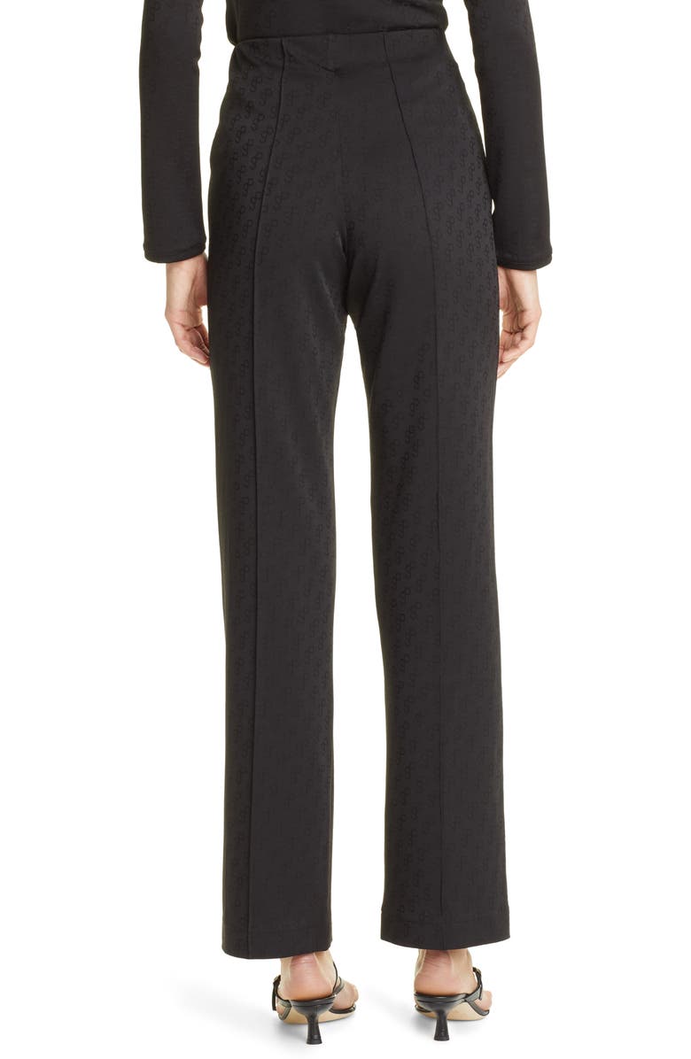 Saks Potts Lissi Texture High Waist Slim Pants, Alternate, color, 