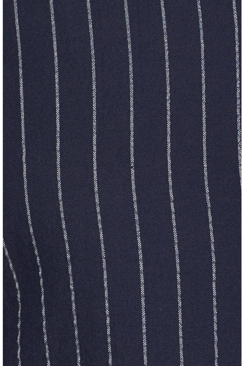 Peplum Blouse, Alternate, color, NAVY STRIPE