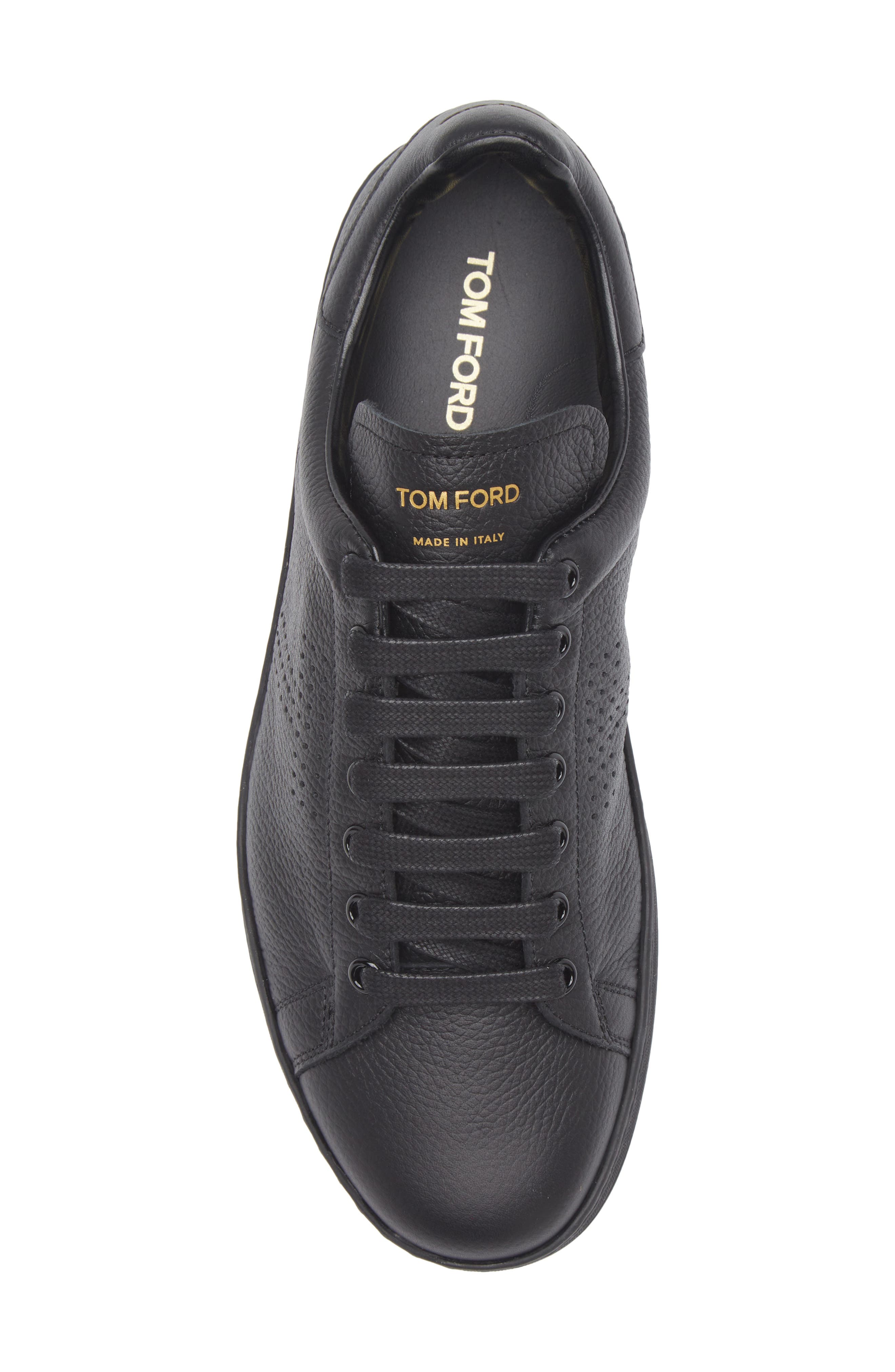 TOM FORD Warwick Sneaker, Alternate, color, Black/ Black