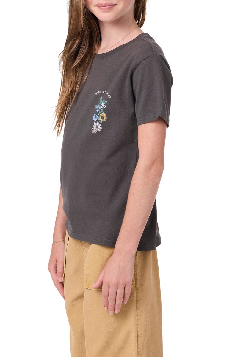 O'Neill Kids' Angie Floral Graphic T-Shirt, Alternate, color, 