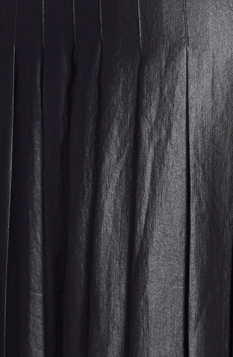 Trouvé Pleat Midi Skirt, Alternate, color,