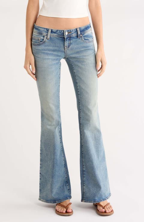 Alana Low Rise Flare Jeans