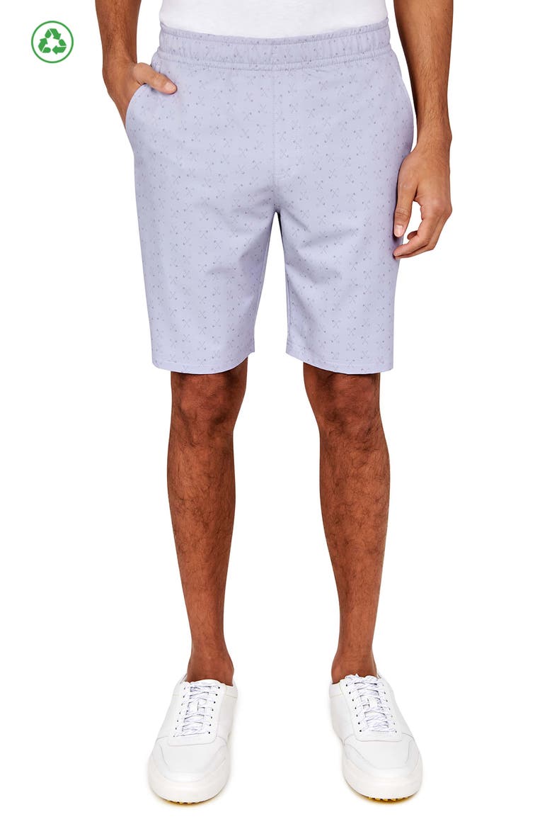 Regular Fit Golf Club Recycle Performance Drawstring Golf Shorts, Main, color, GREY