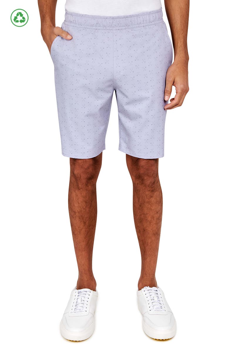 CONSTRUCT Regular Fit Golf Club Recycle Performance Drawstring Golf Shorts, Main, color, Grey