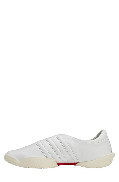 Y-3 X Adidas Regu Sneakers In White/cream/scarlet