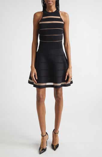 Stripe Ottoman Stitch Sweater Dress