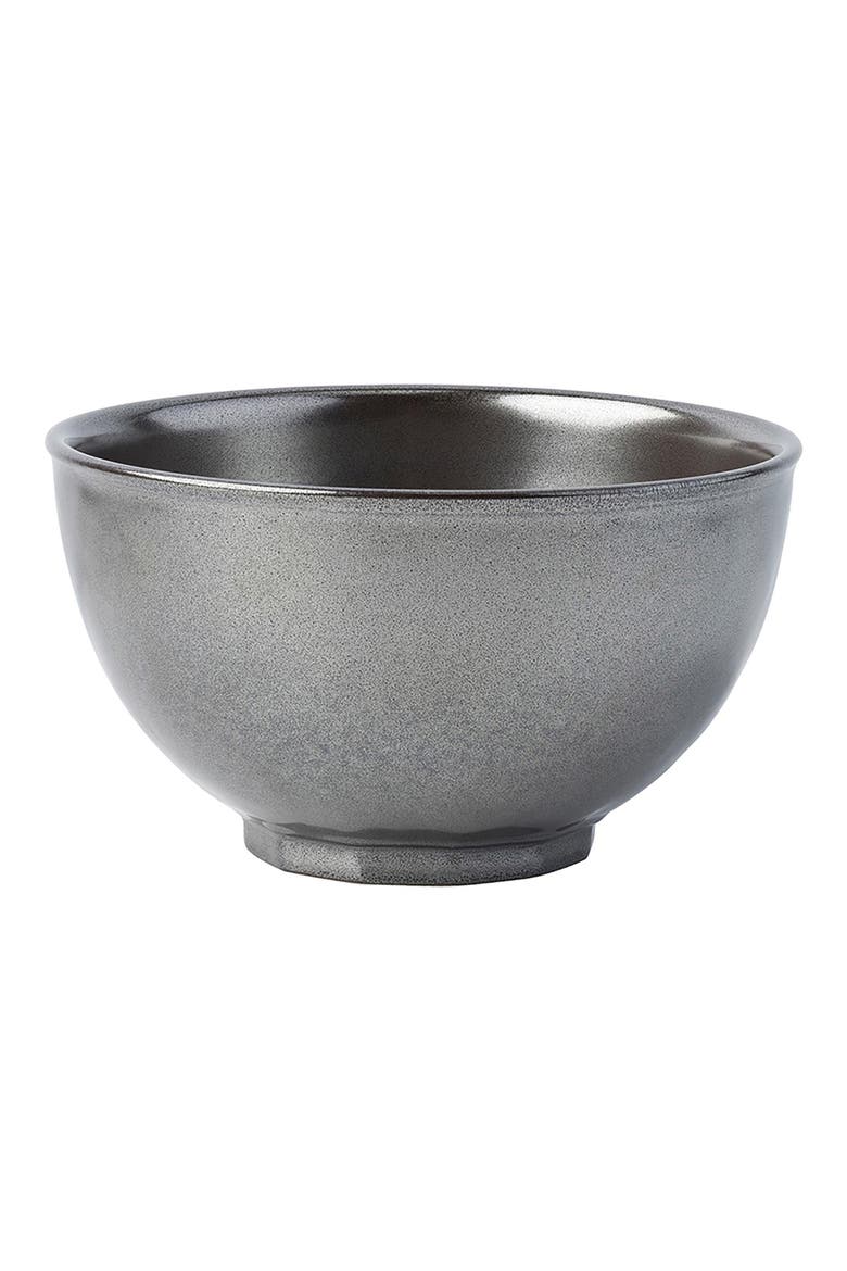 Pewter Stoneware 4-Piece Dinnerware Place Setting, Alternate, color, PEWTER