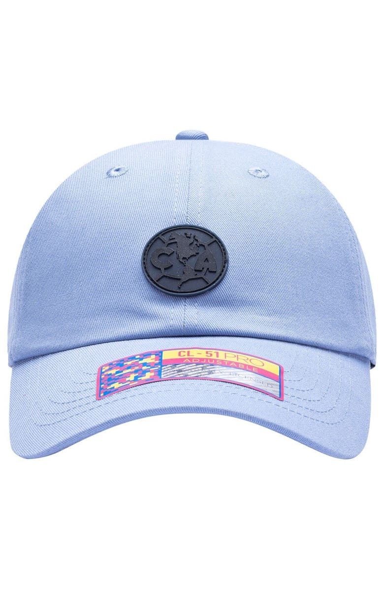 FAN INK Men's Light Blue Club America Casuals Adjustable Hat, Alternate, color, 