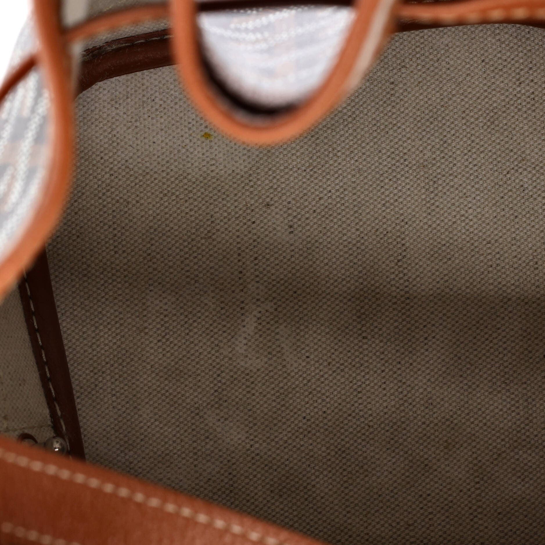 Pre-Owned Goyard Petit Flot Bucket Bag Coated Canvas PM, Alternate, color, Brown