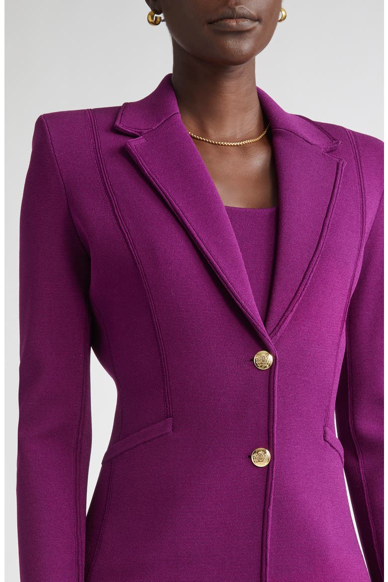 Milano Knit Jacket, Alternate, color, BOYSENBERRY