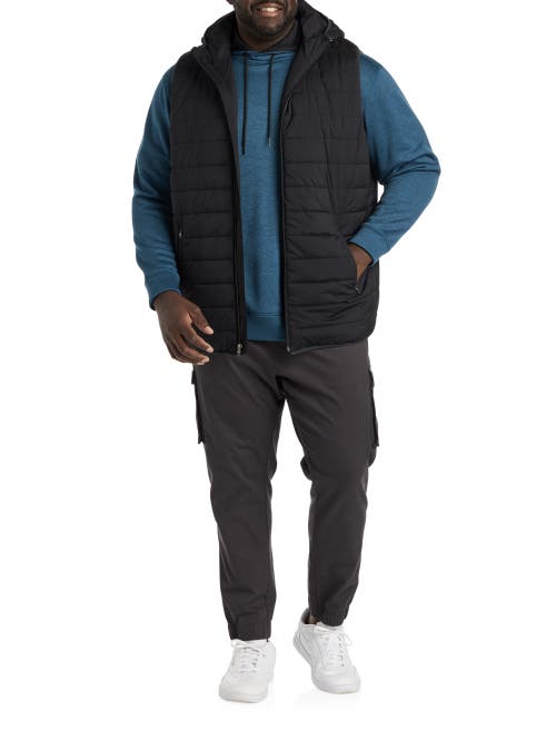 SOCIETY OF ONE BY DXL SOCIETY OF ONE BY DXL BIG & TALL HOODED PUFFER VEST