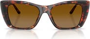 Michael Kors Tokyo 53mm Polarized Gradient Square Sunglasses