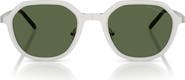 Emporio Armani 51mm Round Sunglasses