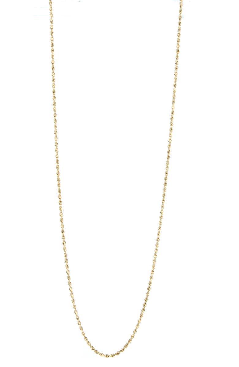 Ember Fine Jewelry 14K Gold Twist Chain Necklace, Main, color,