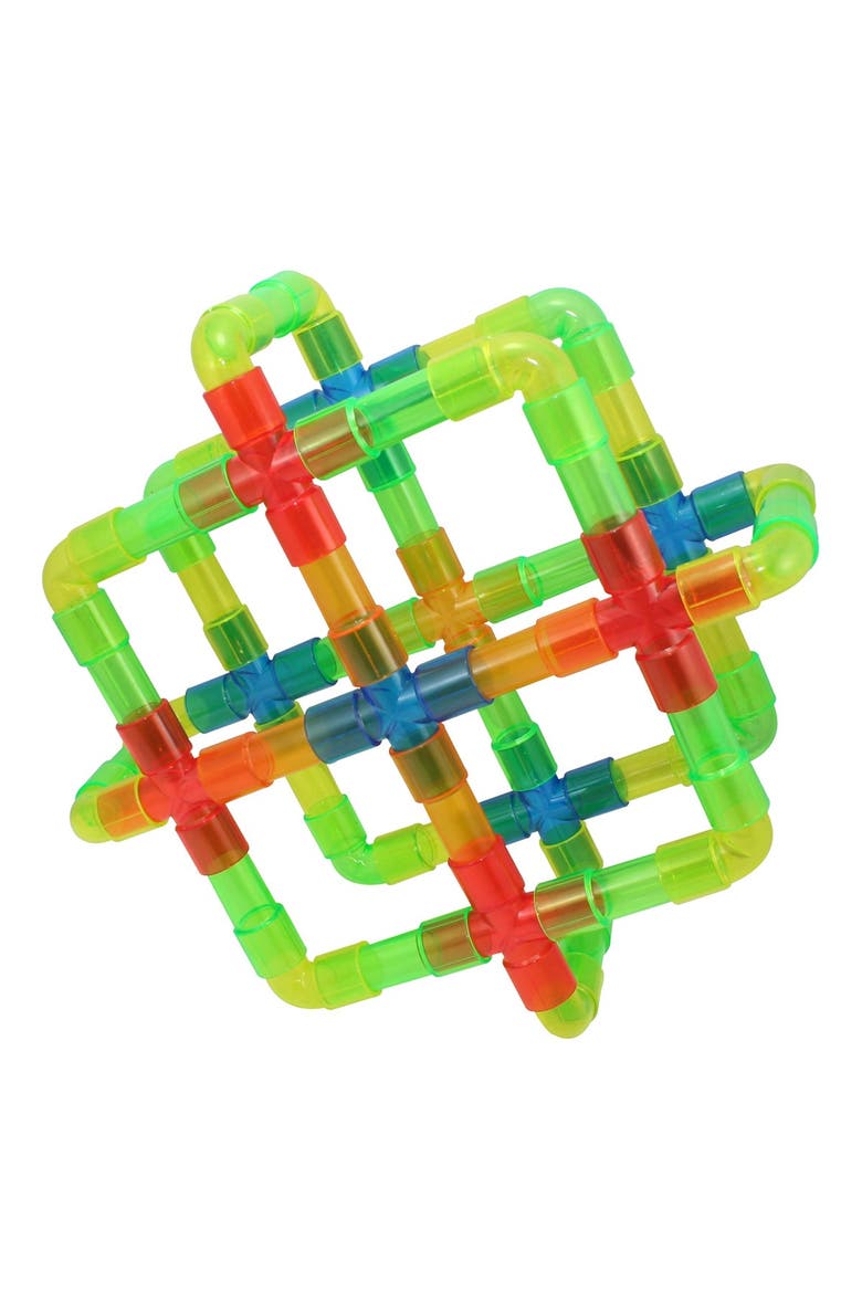 Translucent Connecting Tubes, Alternate, color, Multicolored