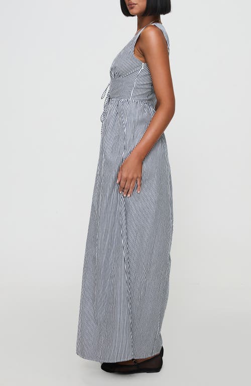 Princess Polly Pokey Stripe Sleeveless Cotton Maxi Dress In Multi