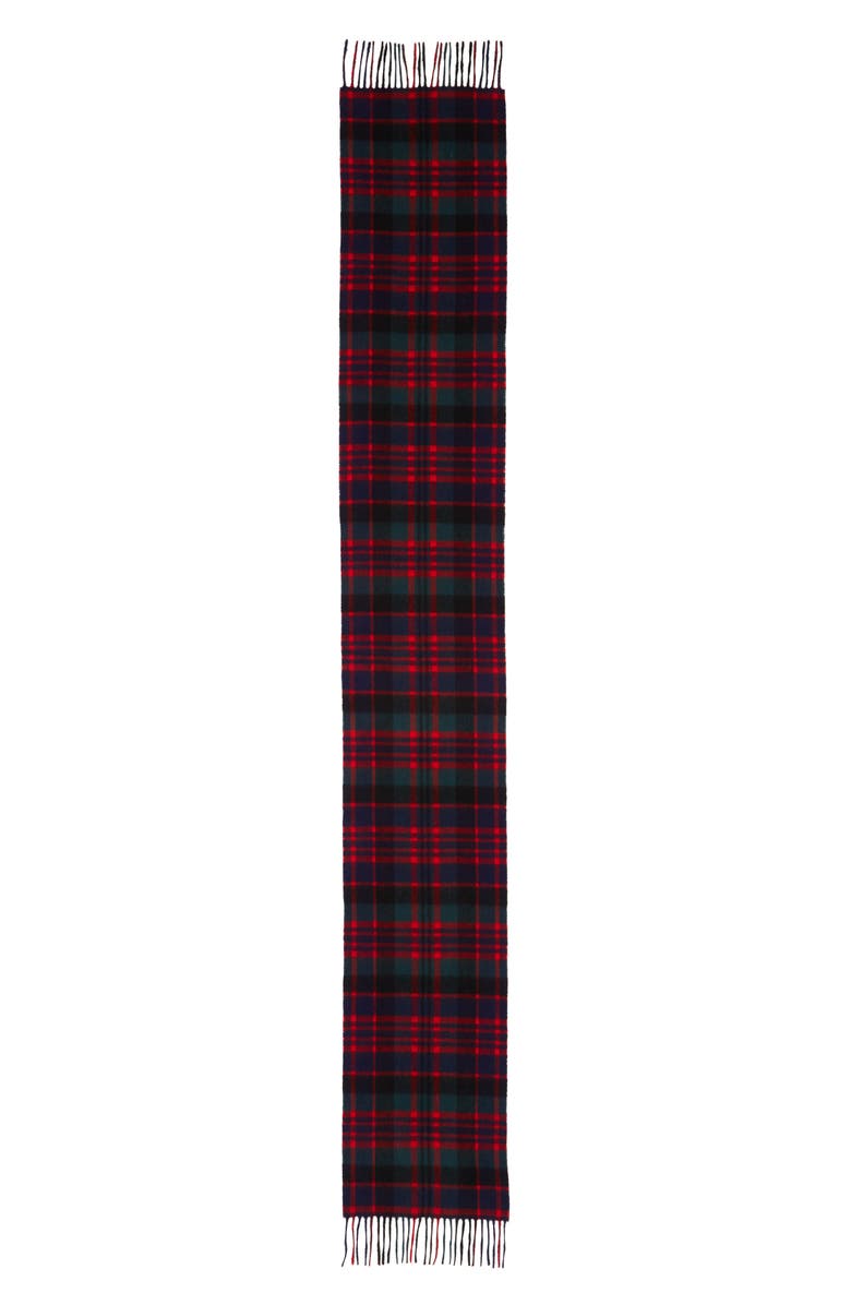 Barbour New Check Lambswool & Cashmere Scarf, Alternate, color, 
