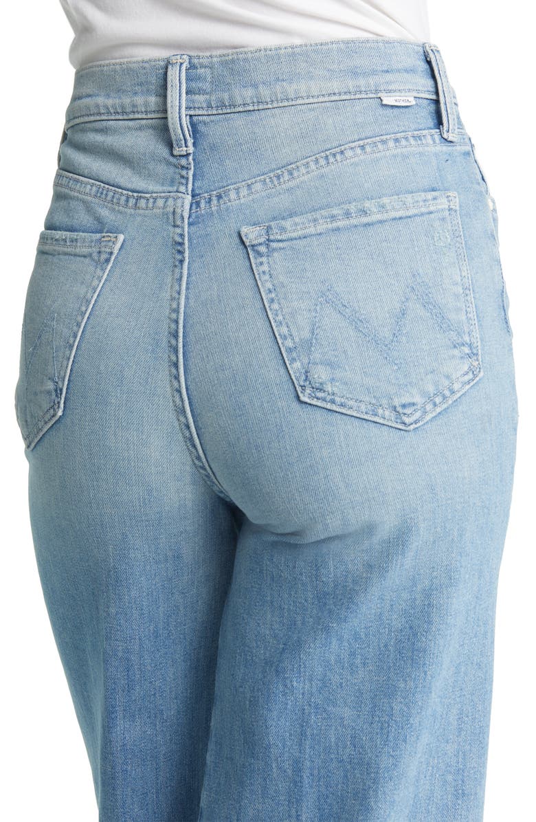 MOTHER The Enchanter High Waist Wide Leg Jeans, Alternate, color, 