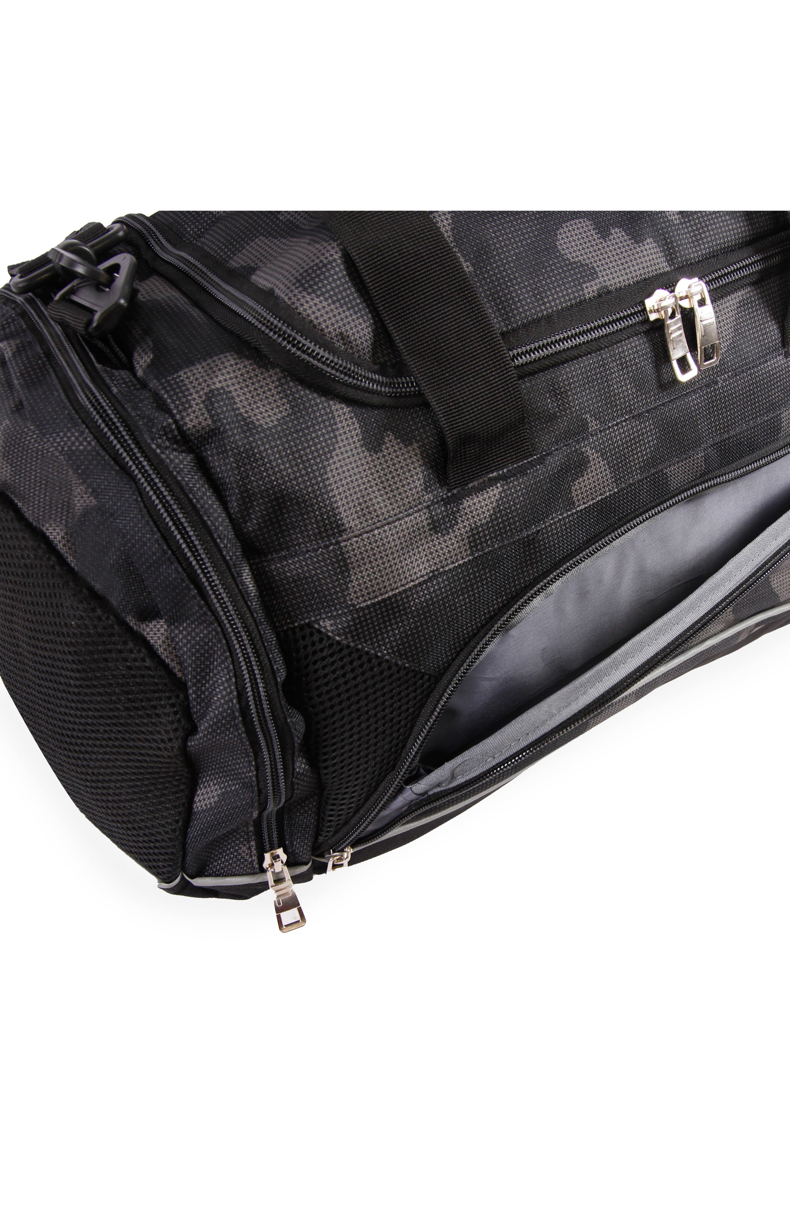 FILA Sprinter 19-Inch Duffle Bag, Alternate, color, Small Black Camo