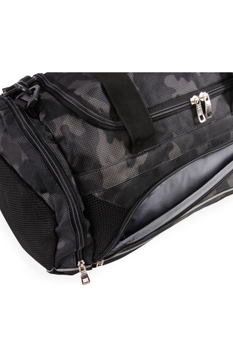 FILA Sprinter 19-Inch Duffle Bag, Alternate, color, Small Black Camo