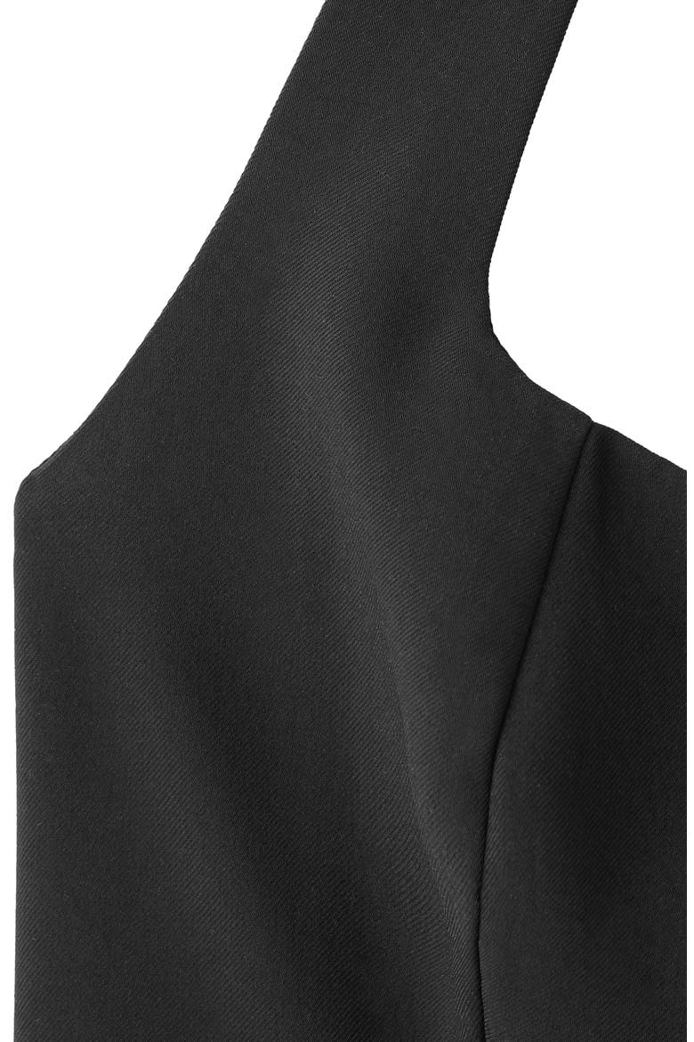 Pleated Halter Jumpsuit, Alternate, color, BLACK