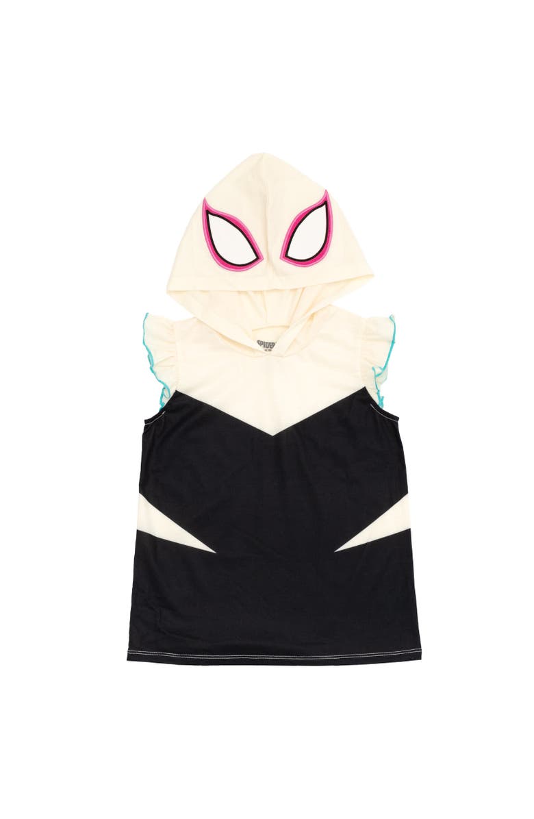 Marvel Spider-Man Cosplay Tank Top & Shorts Set, Alternate, color, Spider-Gwen White White
