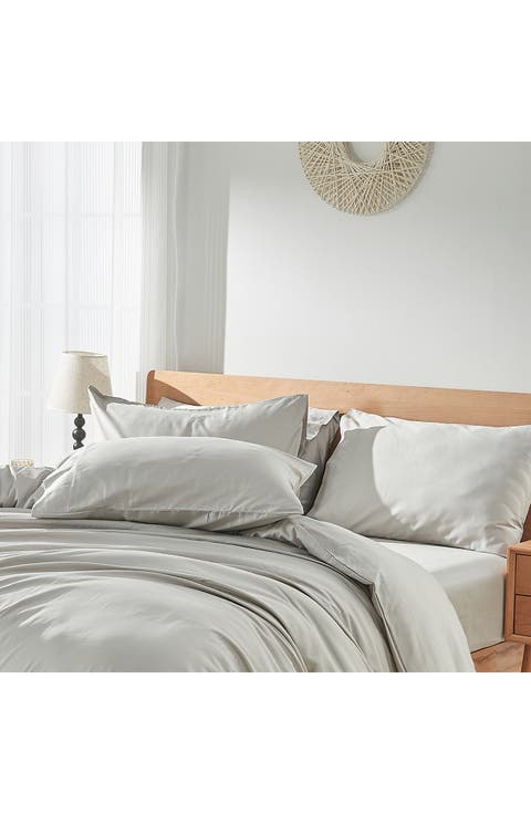 LuxeSoft Set of 2 400 Thread Count Organic Cotton Pillowcases