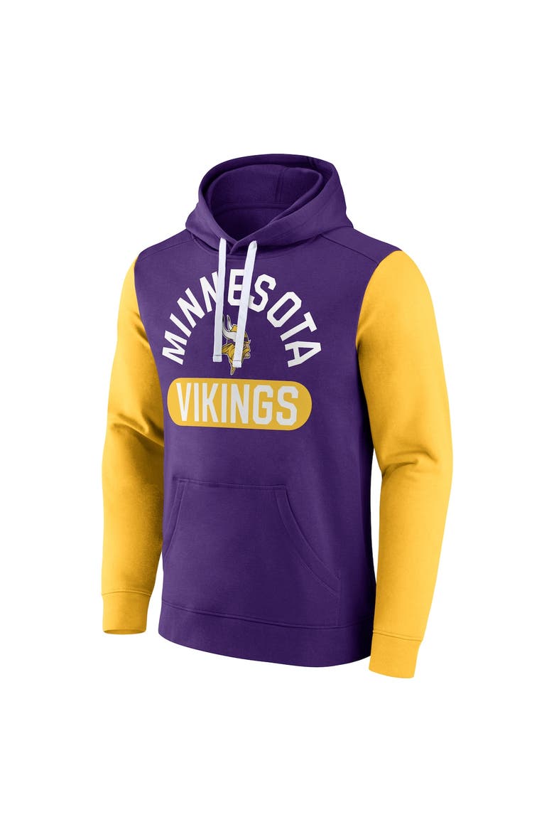 Men's Fanatics Branded Purple Minnesota Vikings Extra Point Pullover Hoodie, Alternate, color, Purple
