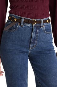Madewell O-Ring Studded Suede Belt