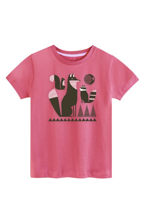 Organic Cotton Girls Graphic T-Shirt