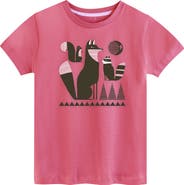 Mightly Organic Cotton Girls Graphic T-Shirt