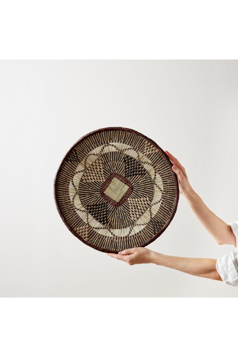 Binga Lace Patterned Basket, Main, color, Natural 1