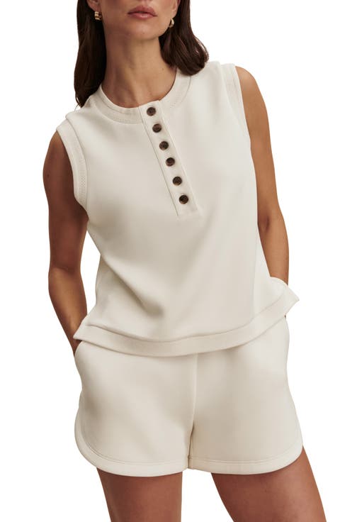 Marla Button Placket Tank