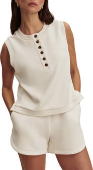 Varley Marla Button Placket Tank