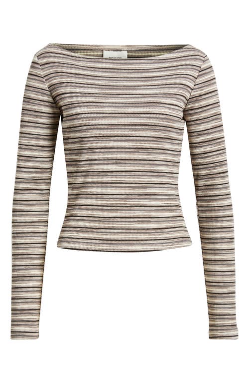 Reformation Wiley Stripe Knit Top In Multi