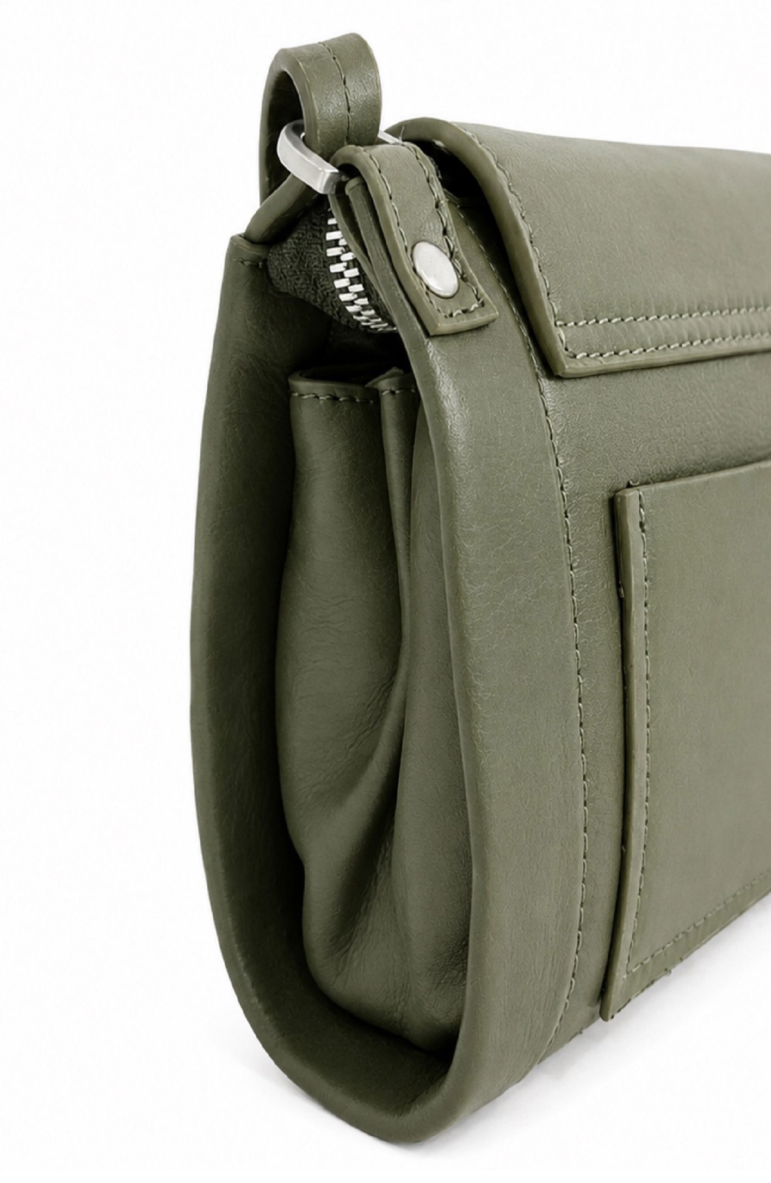 Nora Leather Crossbody Bag, Alternate, color, DARK MOSS