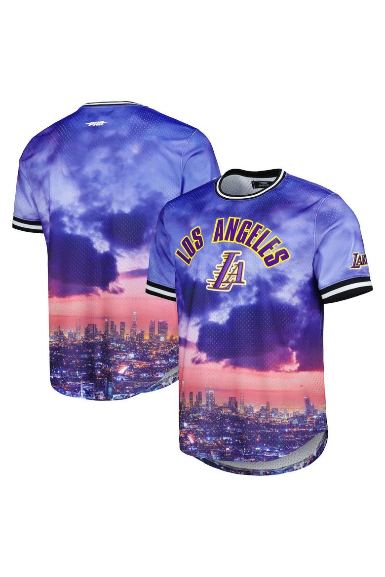 Men's Pro Standard Los Angeles Lakers Cityscape Stacked Logo T-Shirt, Main, color, Black