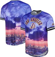 PRO STANDARD Men's Pro Standard Los Angeles Lakers Cityscape Stacked Logo T-Shirt