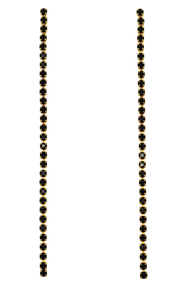 Petit Moments Tennis Linear Drop Earrings, Main, color, 