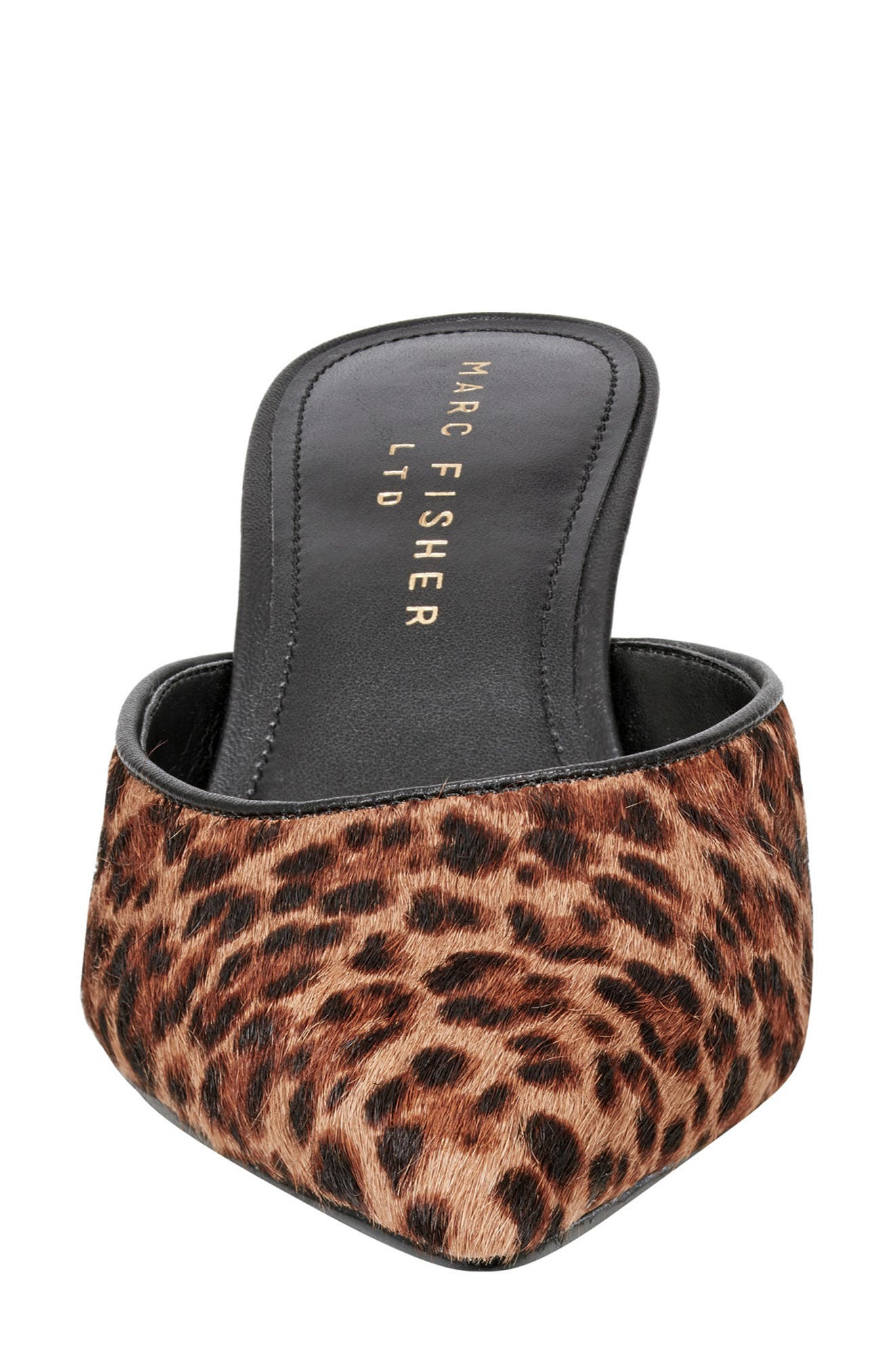 Marc Fisher LTD Rosaly Genuine Calf Hair Kitten Heel Mule, Alternate, color, 