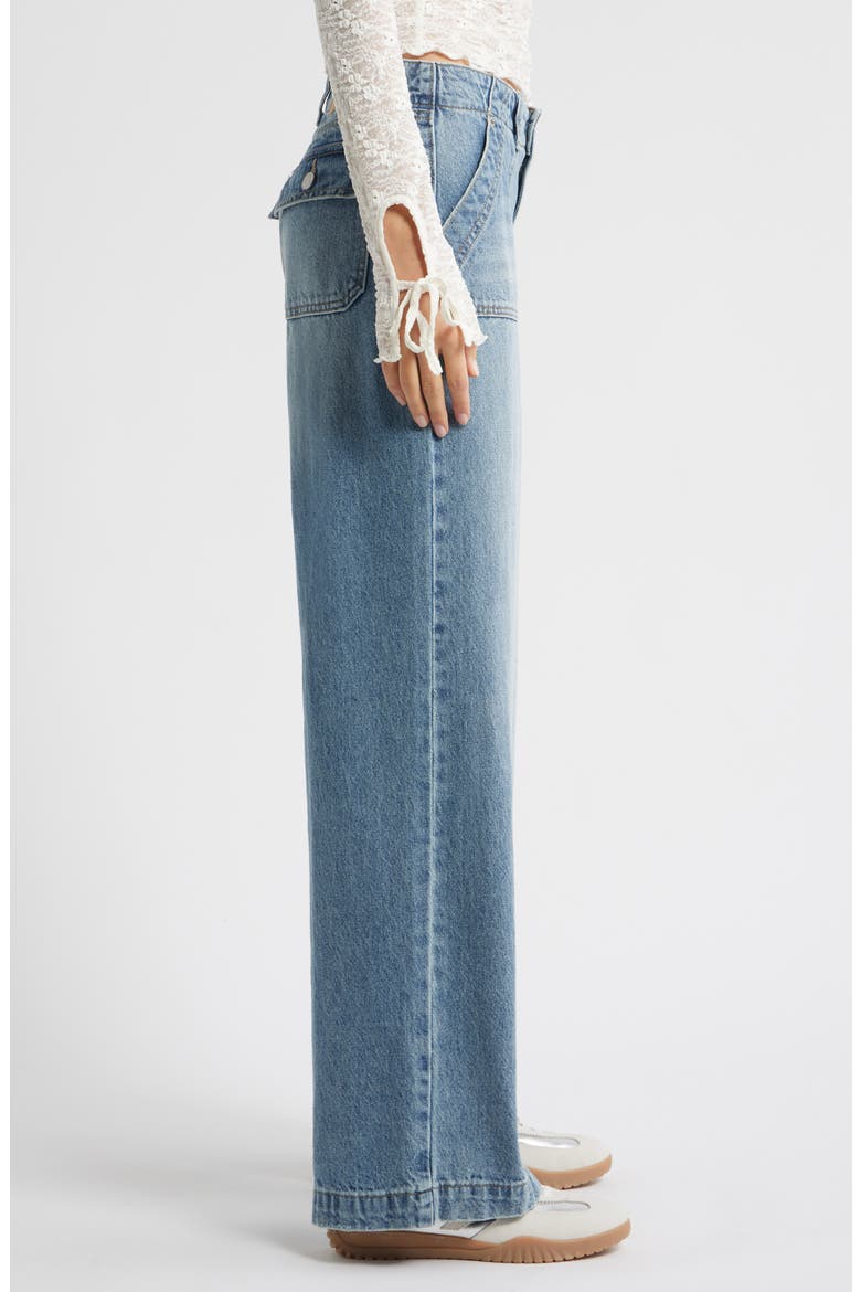 Tancy Baggy Pants, Alternate, color, DARK INDIGO