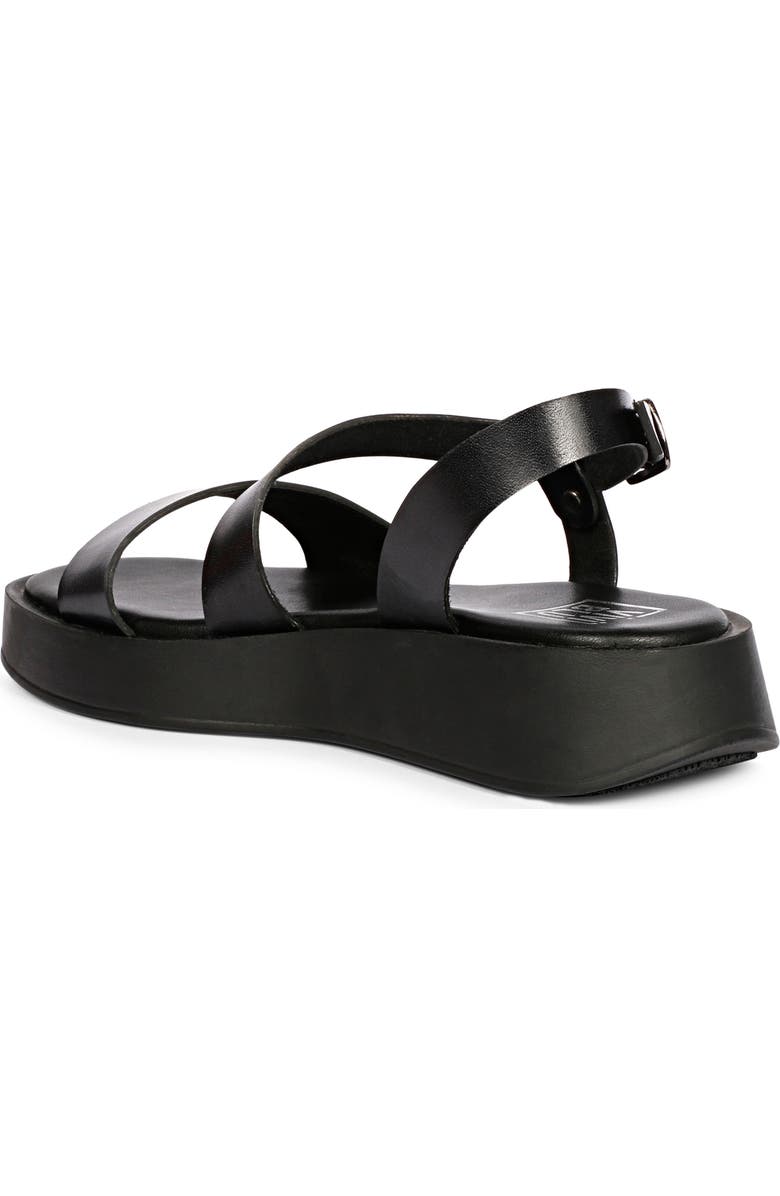 VIVI BLU Nasrin Ankle Strap Platform Wedge Sandal, Alternate, color, Black