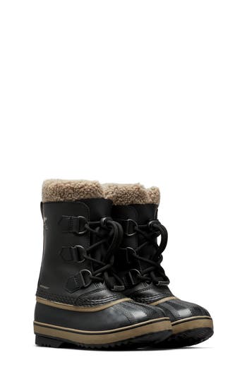 Sorel Kids' Yoot Pac Waterproof Snow Boot In Black