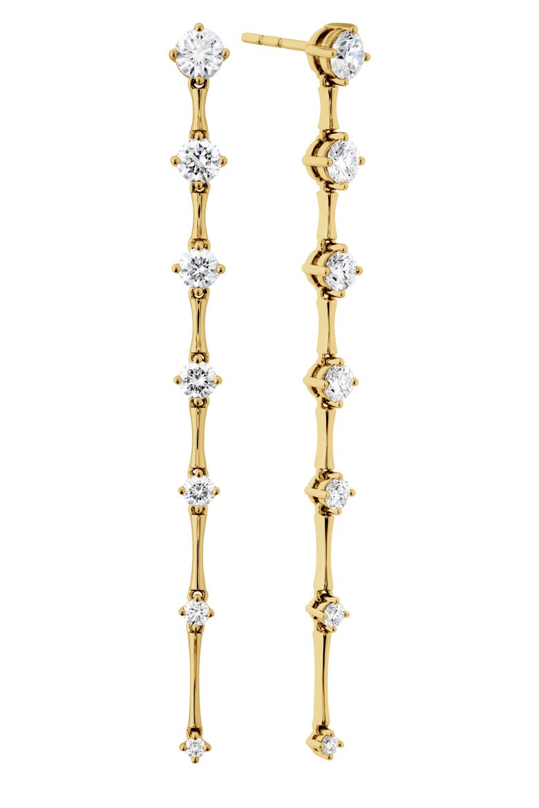 Cadence Diamond Drop Earrings, Main, color, YELLOW GOLD