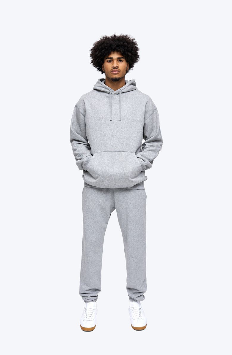 Reigning Champ Midweight Terry Relaxed Hoodie, Alternate, color, Heather Gy