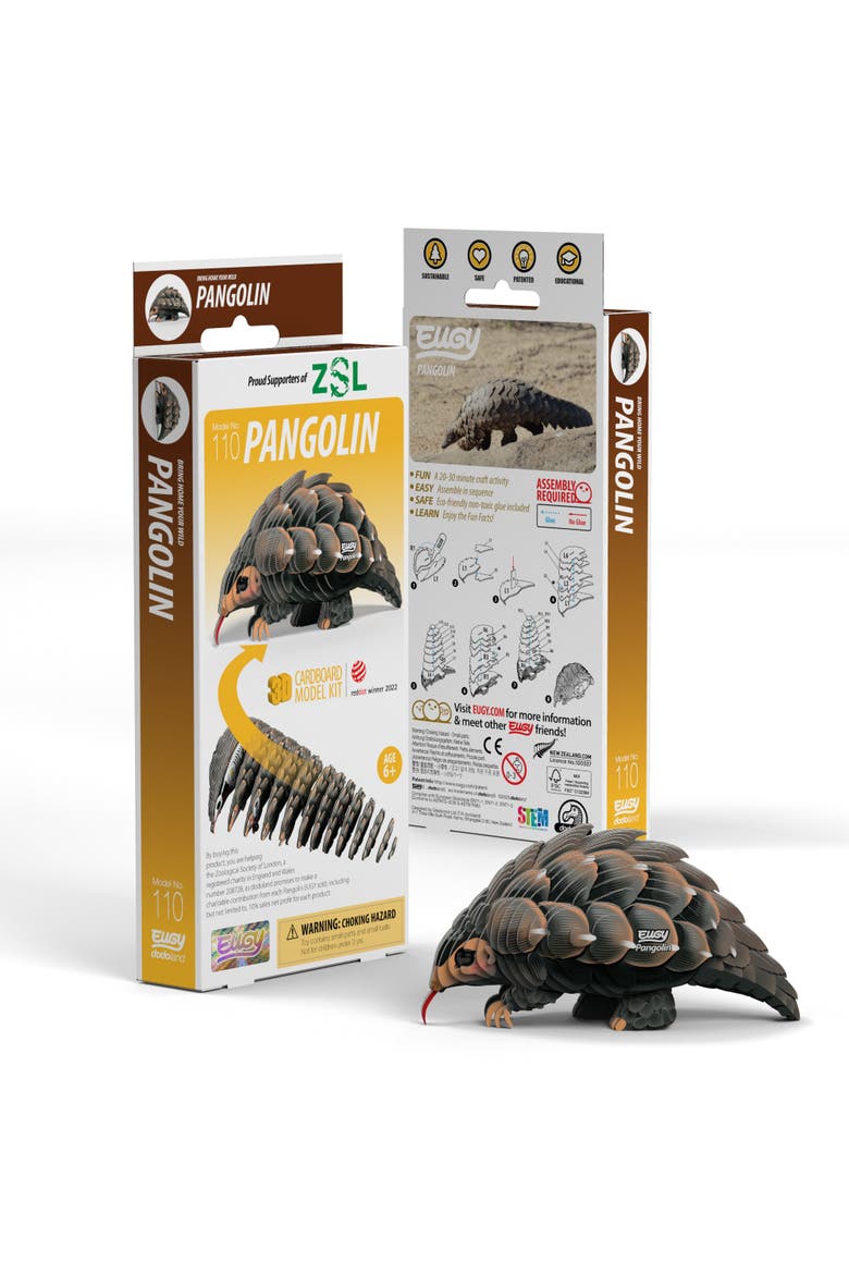 Pangolin 3D Puzzle, Main, color, No Color
